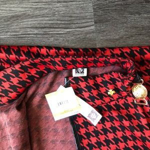 ANN KLEIN Houndstooth Poncho - NWT